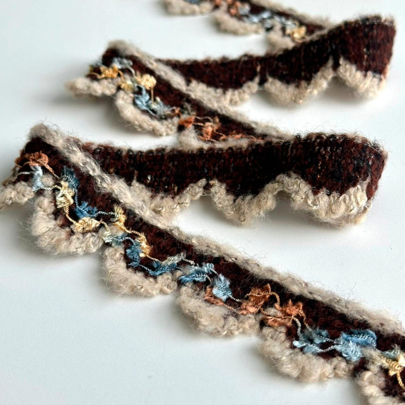 Barrado Mesclado de Lã - 3,5cm - 407