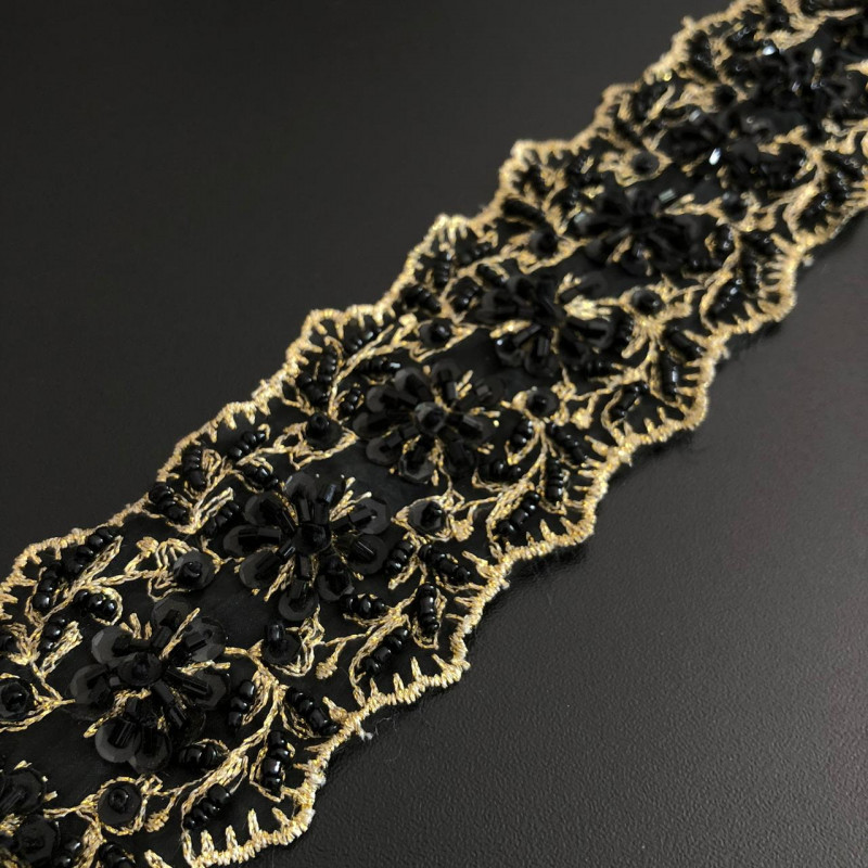 Faixa Bordada Indiana - 5cm - 404 Faixa Bordada Indiana - 5cm - 404