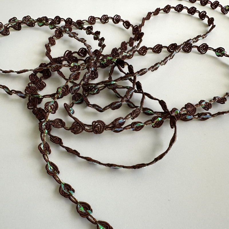 Passamanaria Marrom / Furta-cor - 8mm - 406