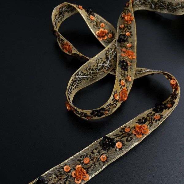 Faixa Bordada Indiana - 2,5cm - 451