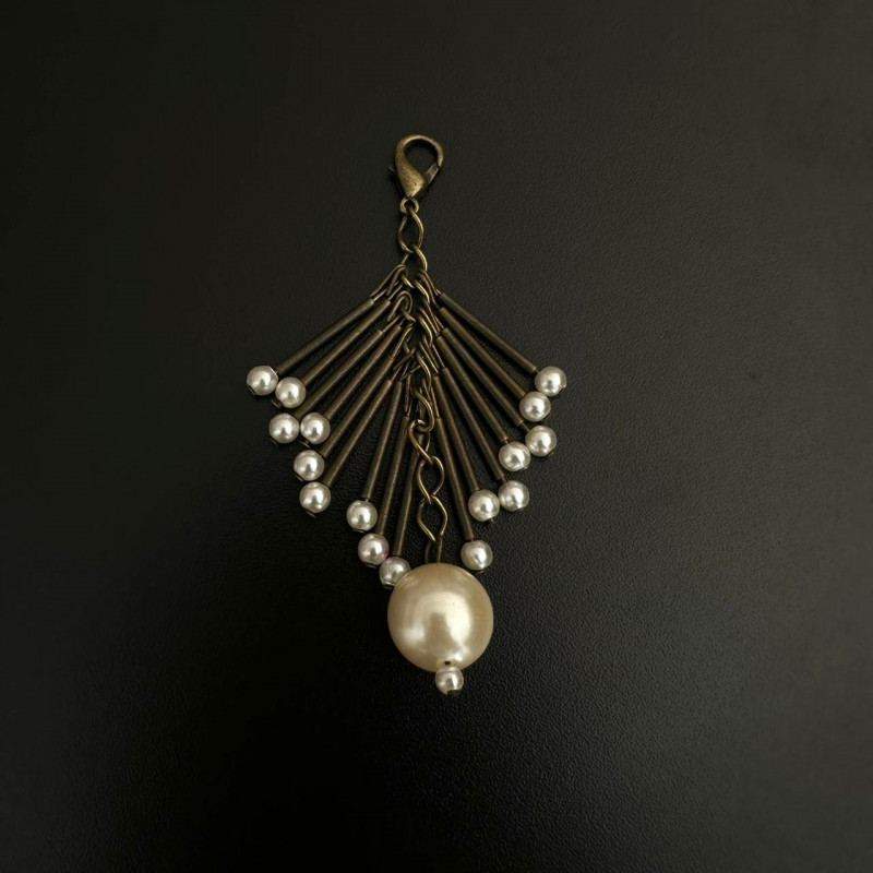 Pingente Cacho de Canutilhos com Pérolas - 431