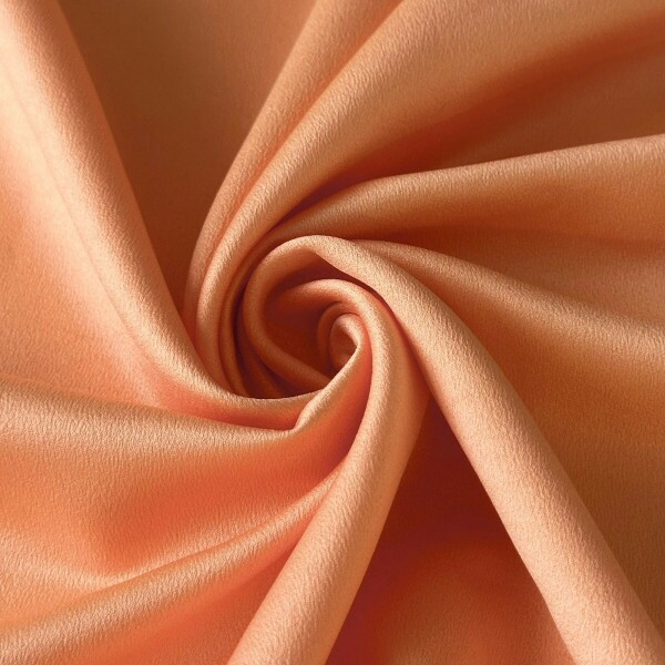 Último Corte - 70cm - Crepe Patou de Acetato - Tangerina 