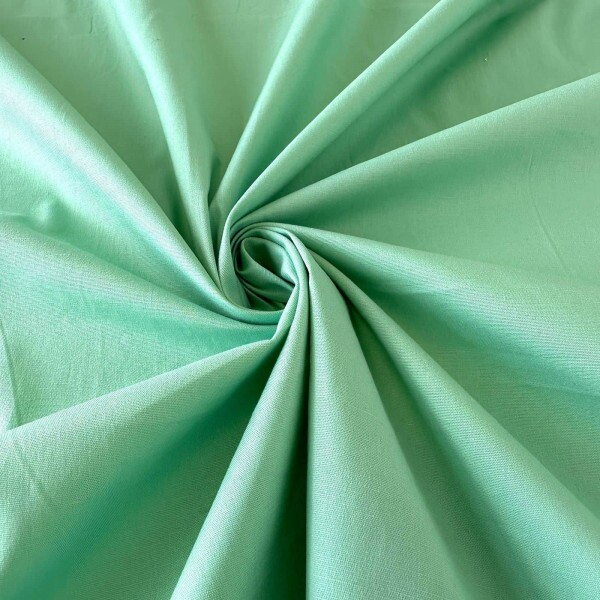 Último Corte - 90cm - Tricoline com Elastano - Verde Menta Último Corte - 90cm - Tricoline com Elastano - Verde Menta