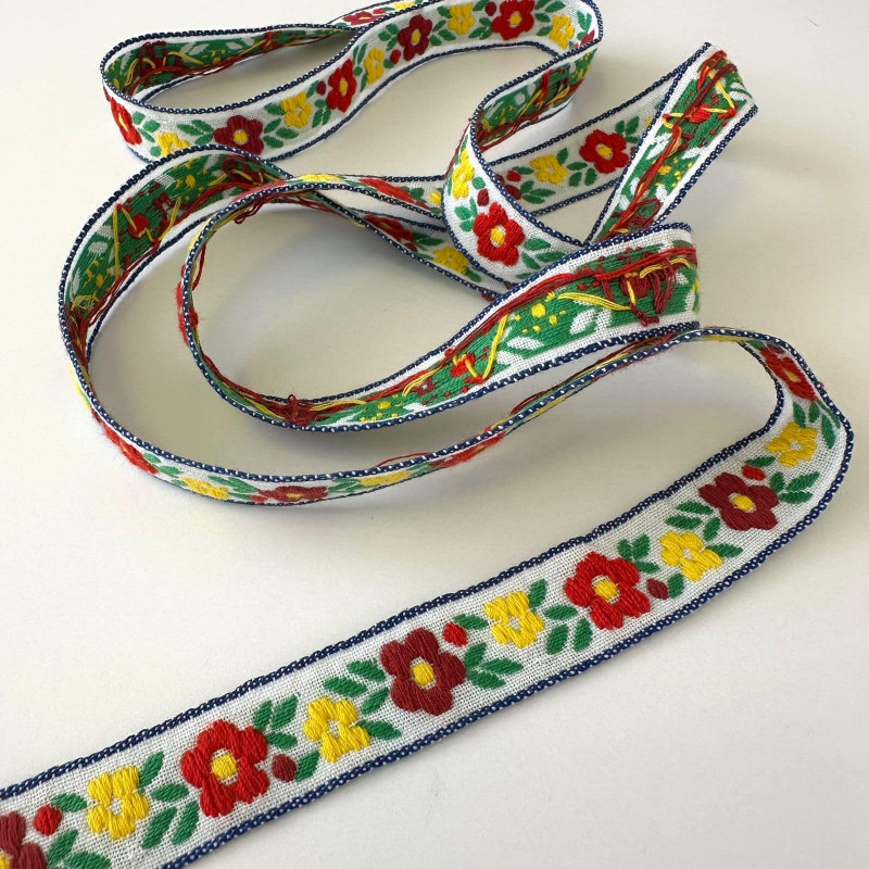 Fita Galão Bordada - 3 