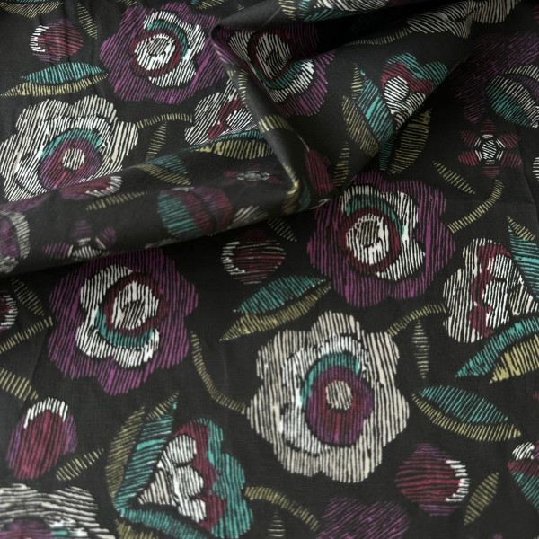 Tricoline Empapelada - Estampada