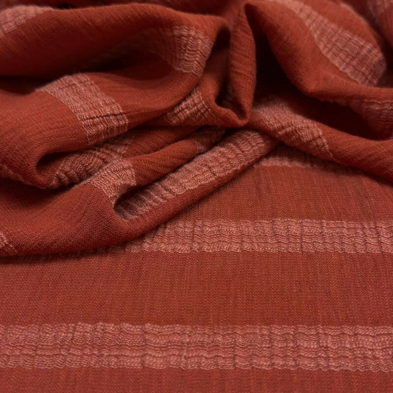 Gaze Turban - Texturizada - Fio Tinto - Telha 
