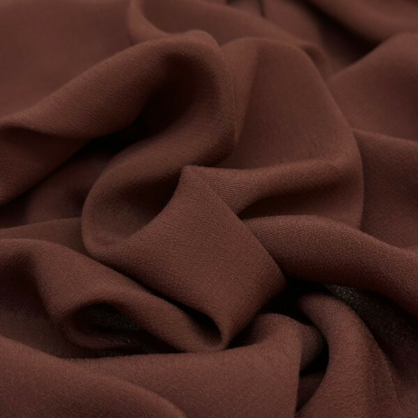 Crepe de Viscose - Marrocos - Marrom Cacau 
