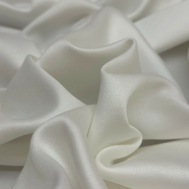 Viscose Encorpada Acetinada - Off White 