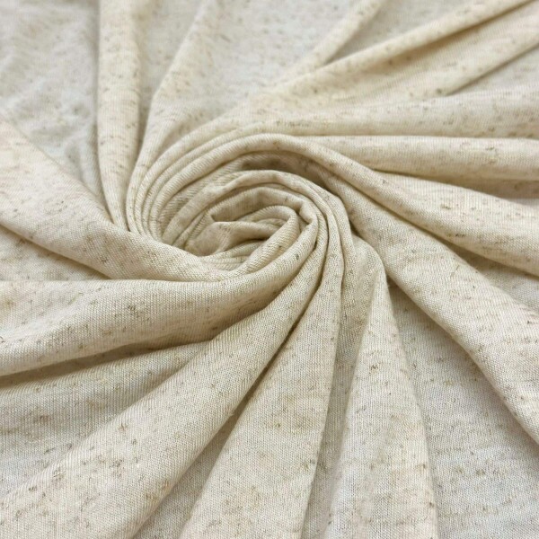 Malha Tricot Minimalista de Linho - Natural Malha Tricot Minimalista de Linho - Natural