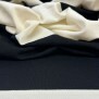 Malha Encorpada - Preta / Off White 