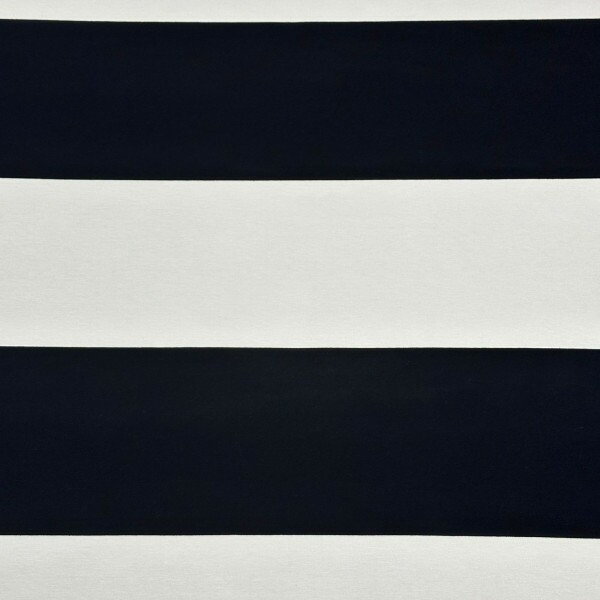 Malha Encorpada - Preta / Off White 