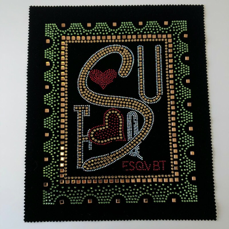 Aplique Sublimação Pedrarias 12