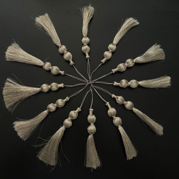 Tassel Indiano - Silver Mix
