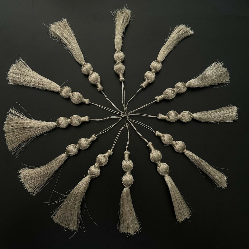 Tassel Indiano - Silver Mix