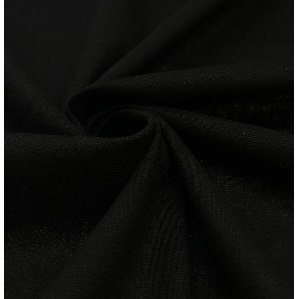 Washed Linen Span - Preto