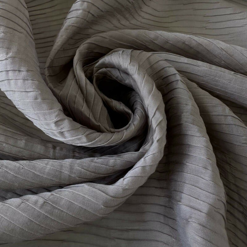 Organza de Algodão Plissada - Fendi 