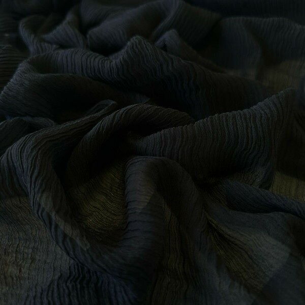 Chiffon de Seda Pura - Preto (Werner)