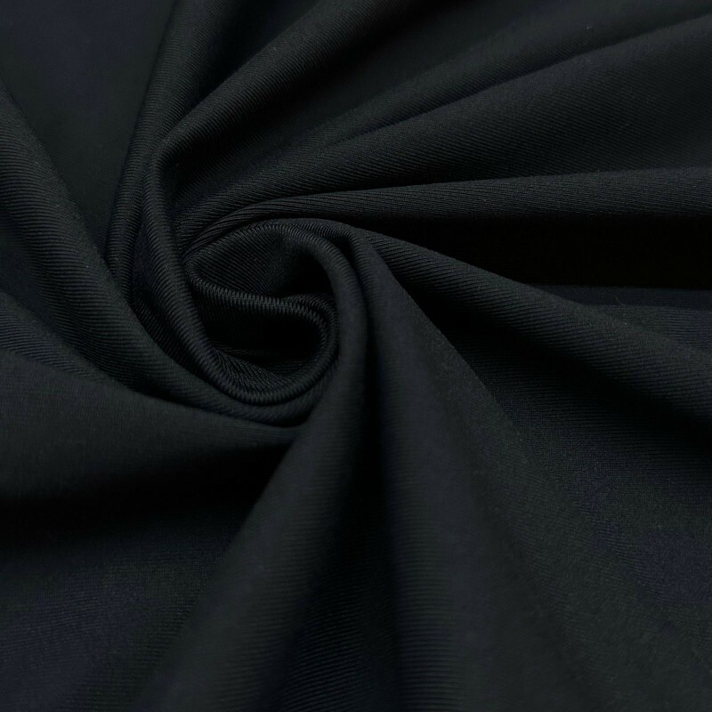 Último Corte - 90cm - Lycra Prada Encorpada - Preta
