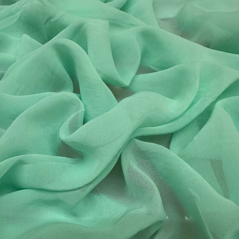 Último Corte - 2m - Organza - Verde Água Claro
