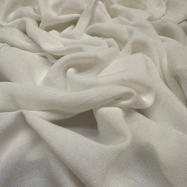 Último Corte - 90cm - Crepe Marroquino - Off White