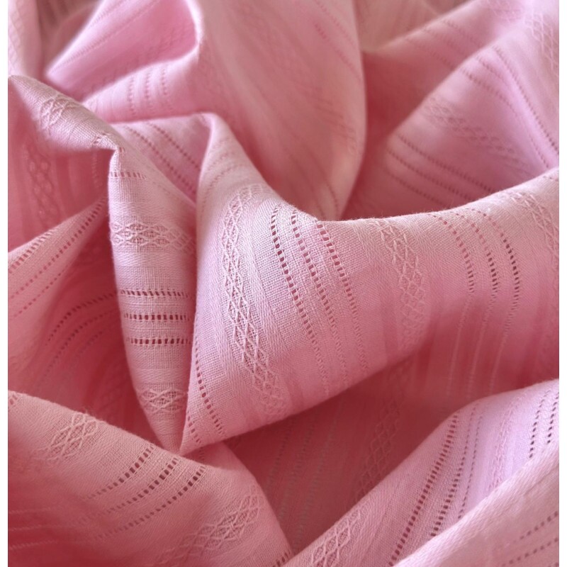Cambraia Boho - Rosa Pastel