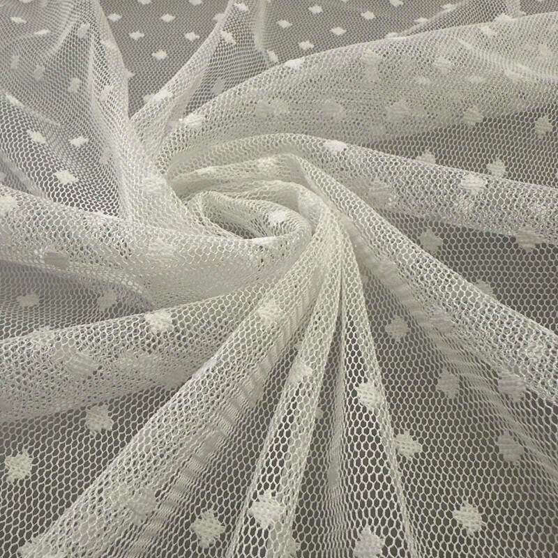 Tule Poá 5mm - Off White