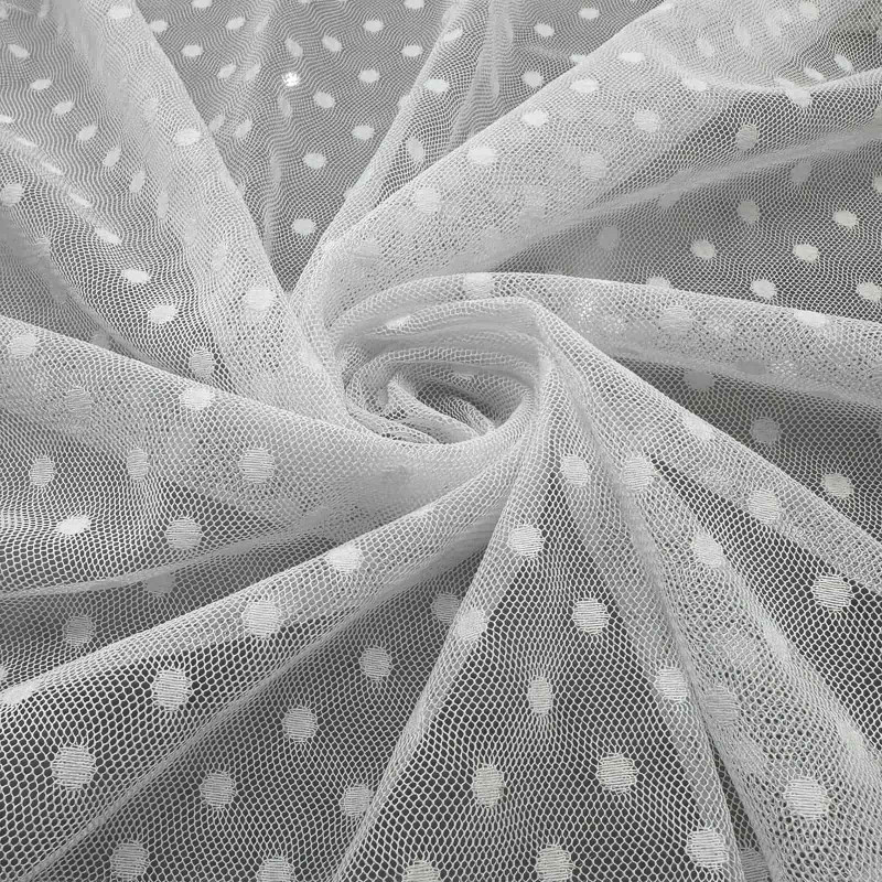 Tule Poá 5mm - Branco