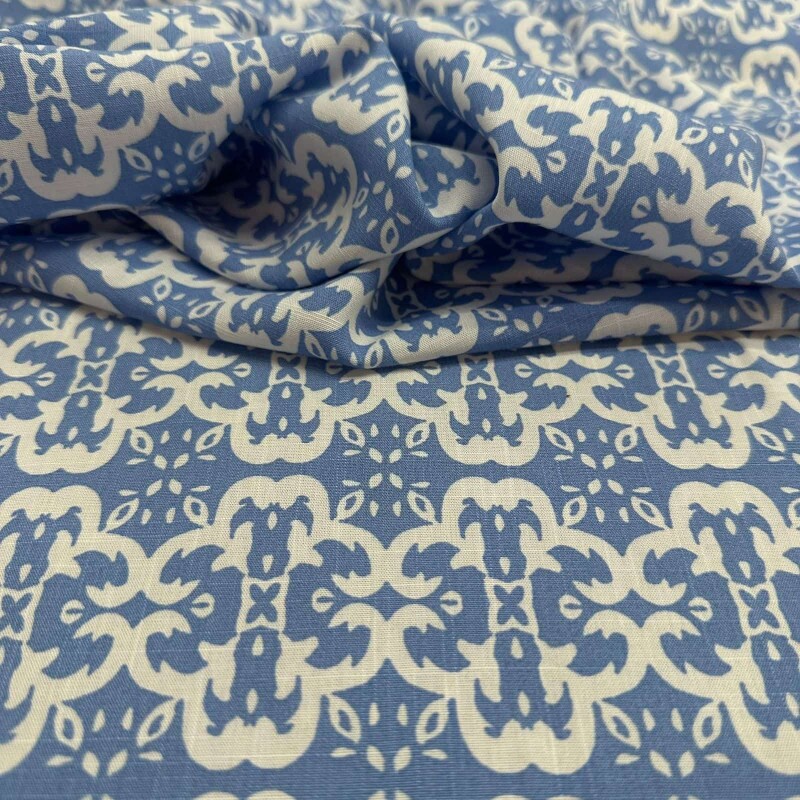 Viscolinho Porto - Azul / Branco