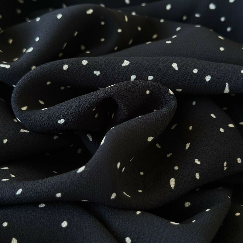 Georgette - Mais Pesado - Preto / Off