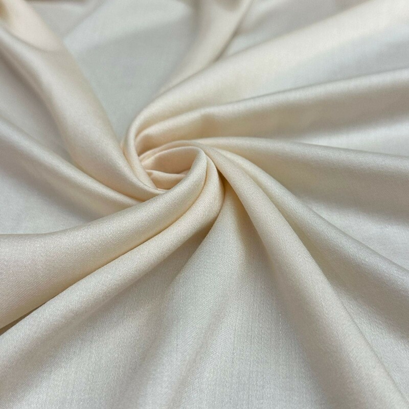 Viscose Acetinada com Elastano - Pérola 