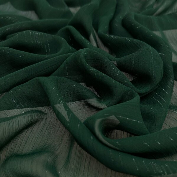 Chiffon Irizado - Verde Esmeralda 