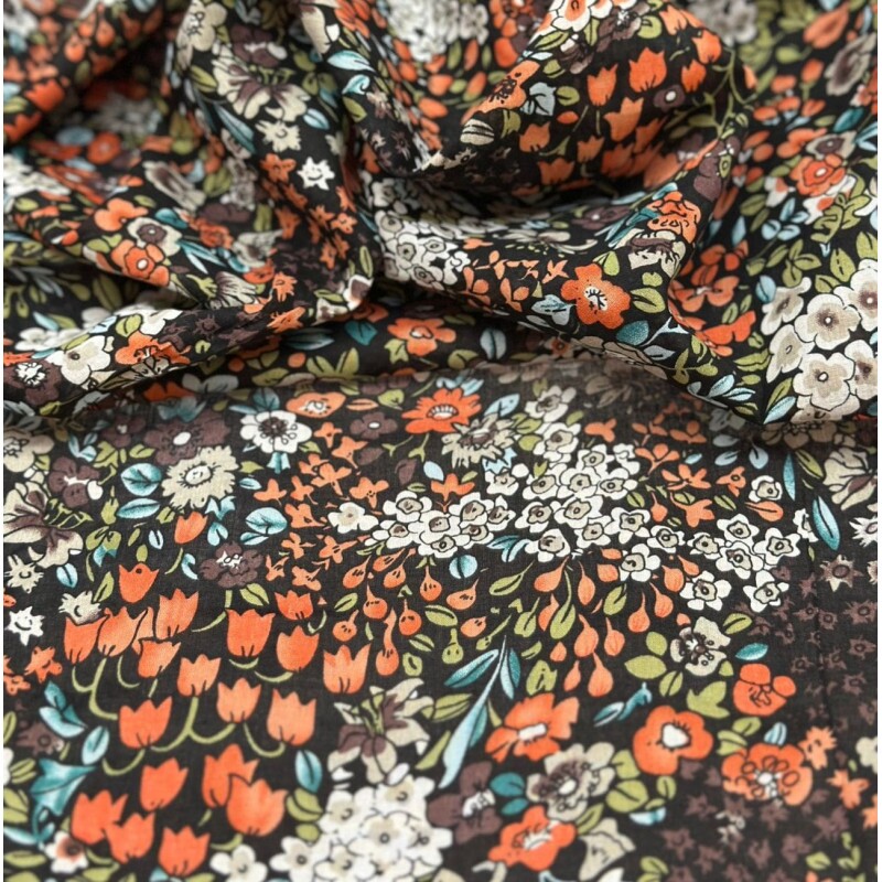 Cambraia de Algodão Floral 