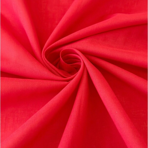 Voil de Algodão - Vermelho 