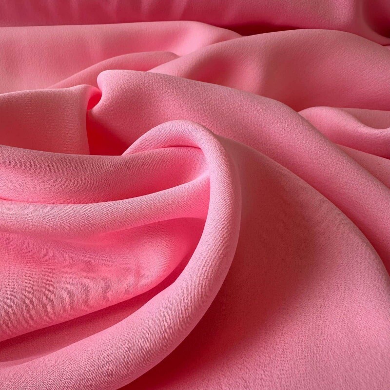 Crepe Patou de Acetato 5 - Rosa Claro Neon