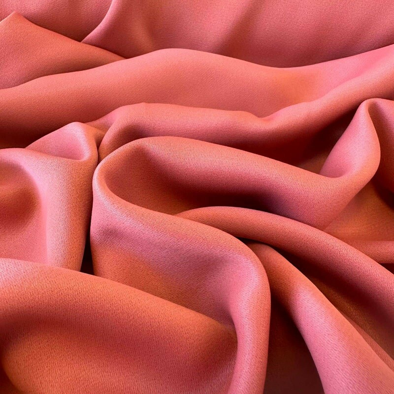 Último Corte - 2,30m - Crepe Patou de Acetato 2 - Rosa Blush