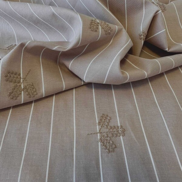 Camisaria Bordada - Bege e Branco