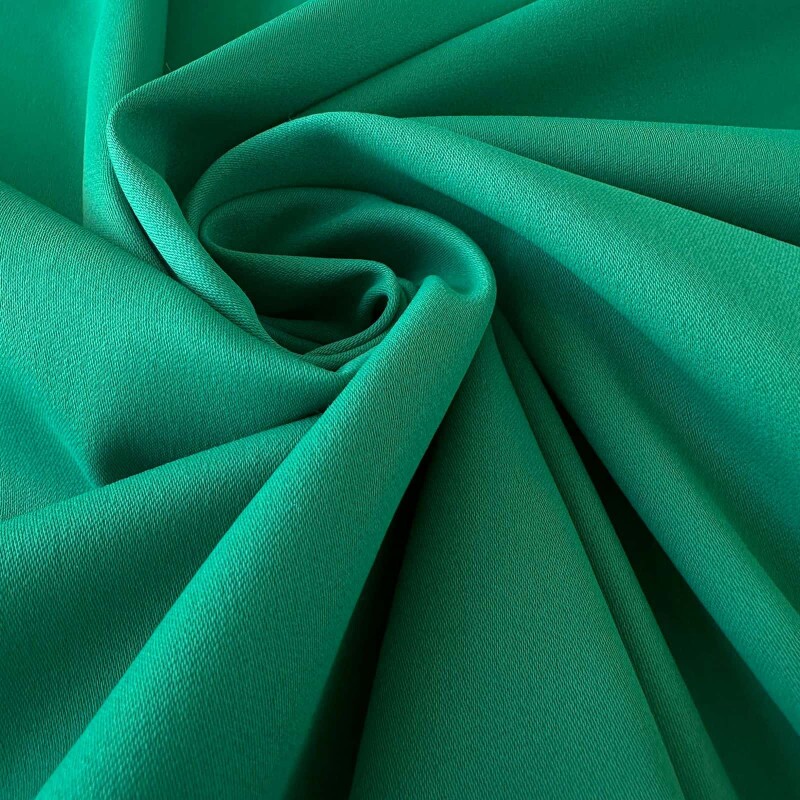 Tri - Crepe Stretch - Dupla Face / Verde Esmeralda