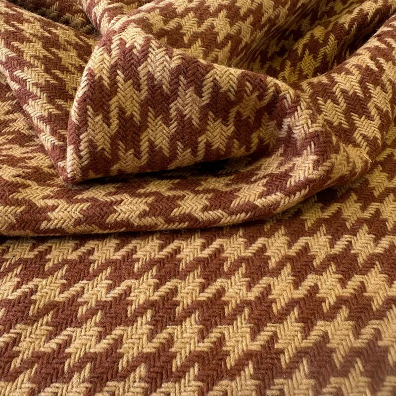 Último Corte - 55cm - Tweed de Lã Pied-de-Poule