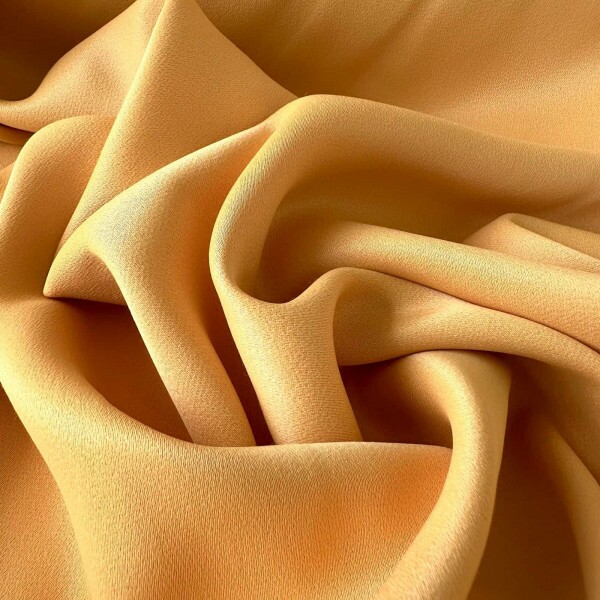 Último Corte - 65cm - Crepe Patou de Acetato 15 - Amarelo Pastel