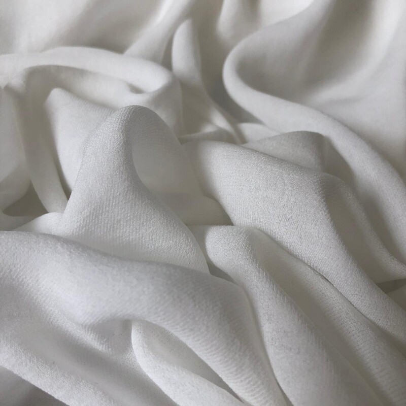Crepe Georgette Branco