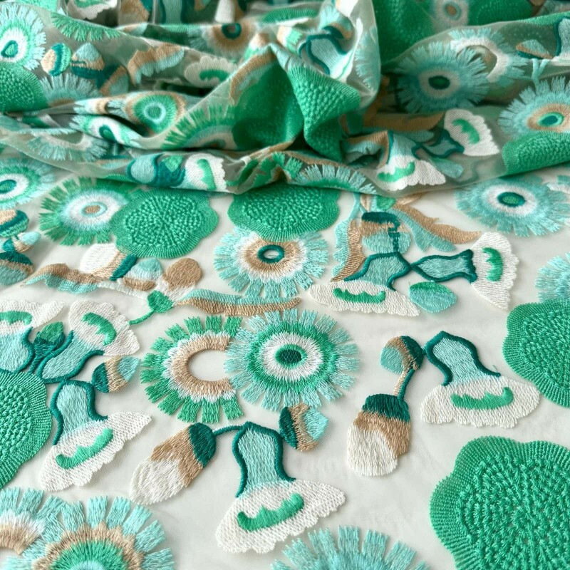Tule Boho - Verde 