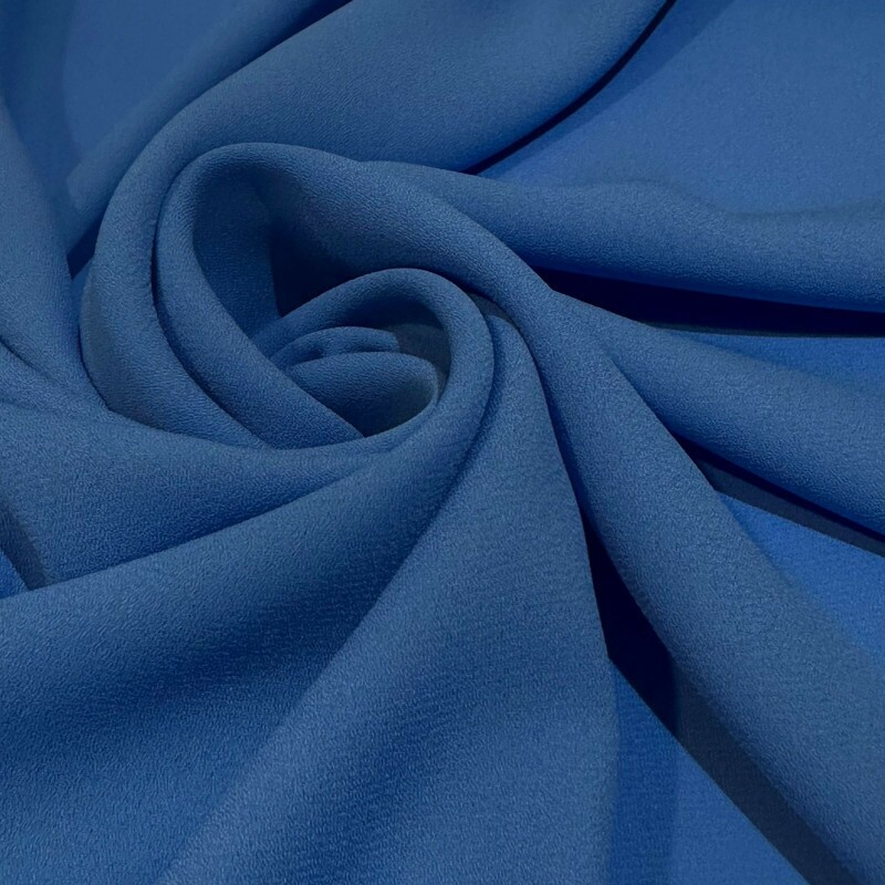 Crepe Mousse - Azul Hortência