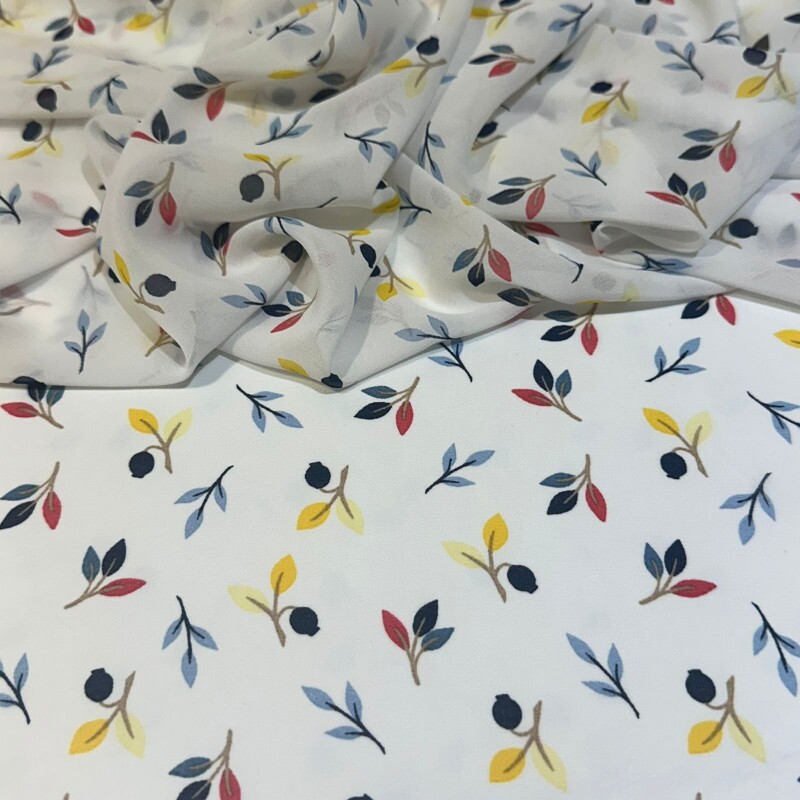 Último Corte - 2,60m - Silk Touch - Off White Estampa 2003