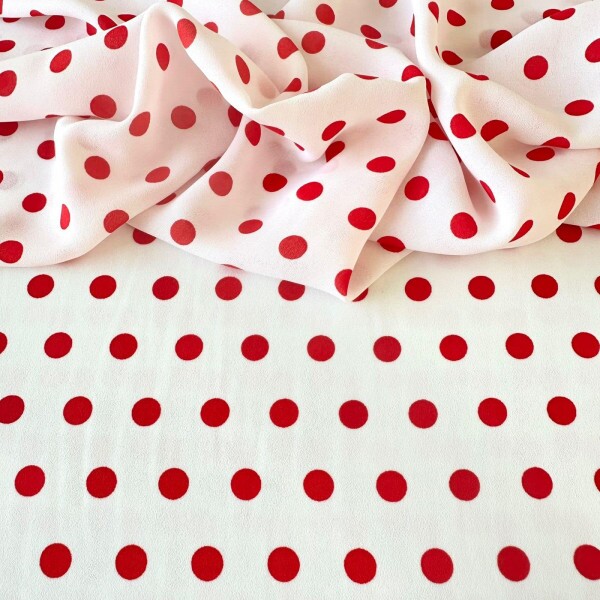 Último Corte - 2,10m - Crepe Mousse - Scarlet Est 20 Off / Vermelho
