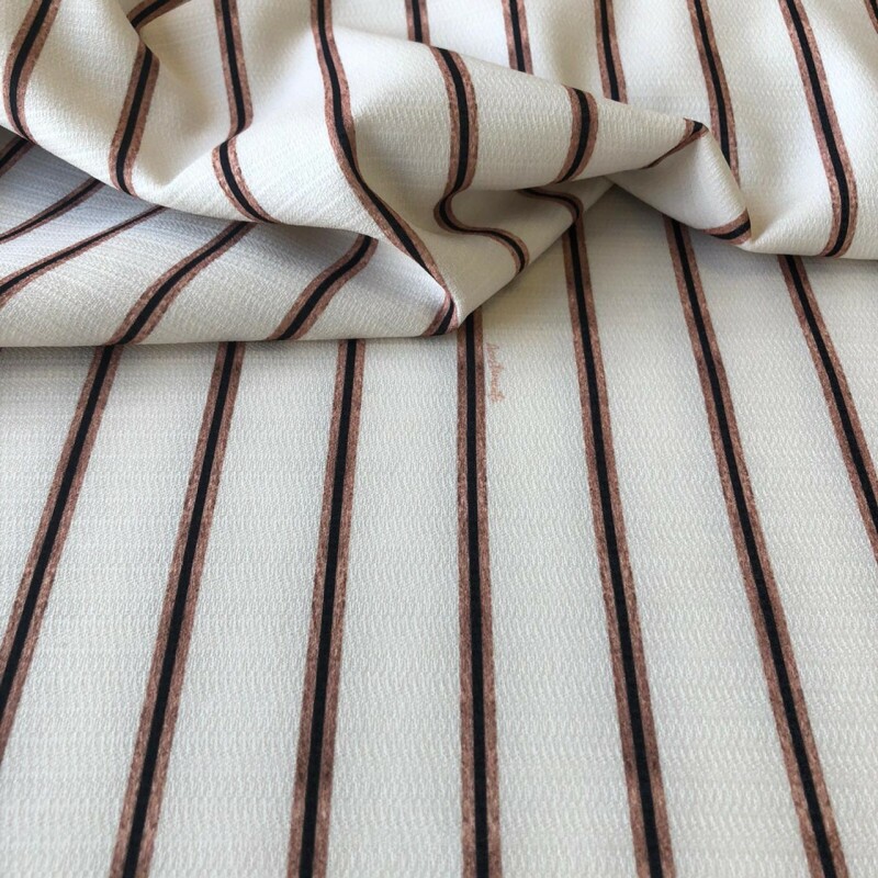 Jacquard com Elastano Listras