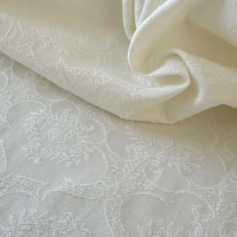 Último Corte - 75cm - Jacquard Barroco - Off White 