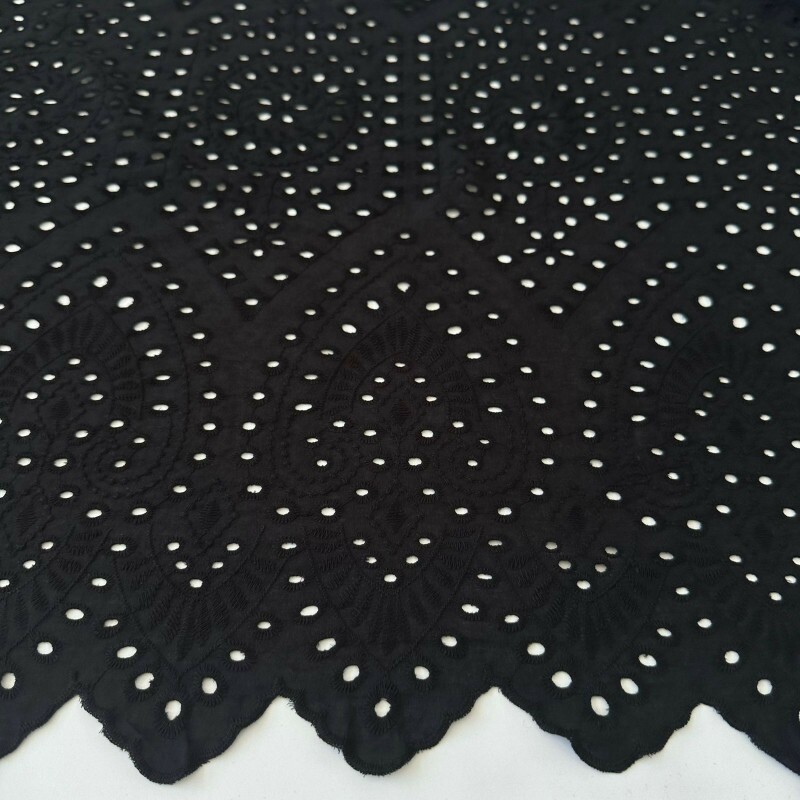 Laise 100% Algodão - Barrado Duplo 