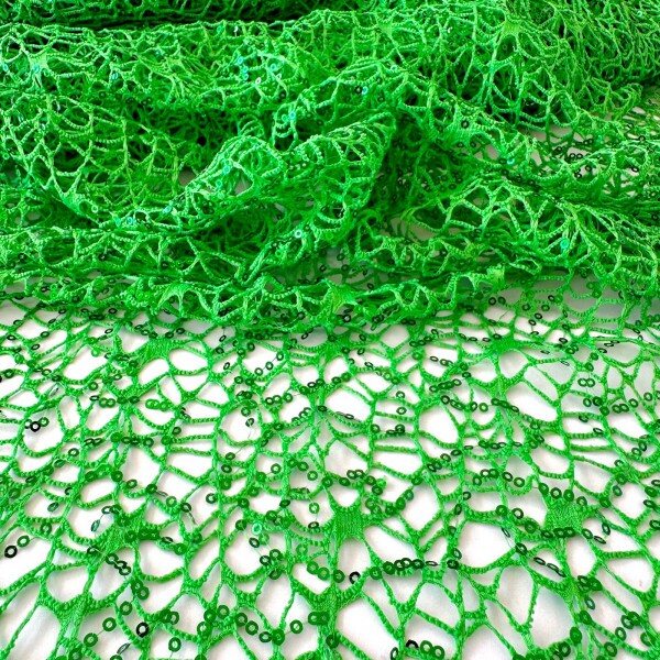 Tela Paetizada - Verde