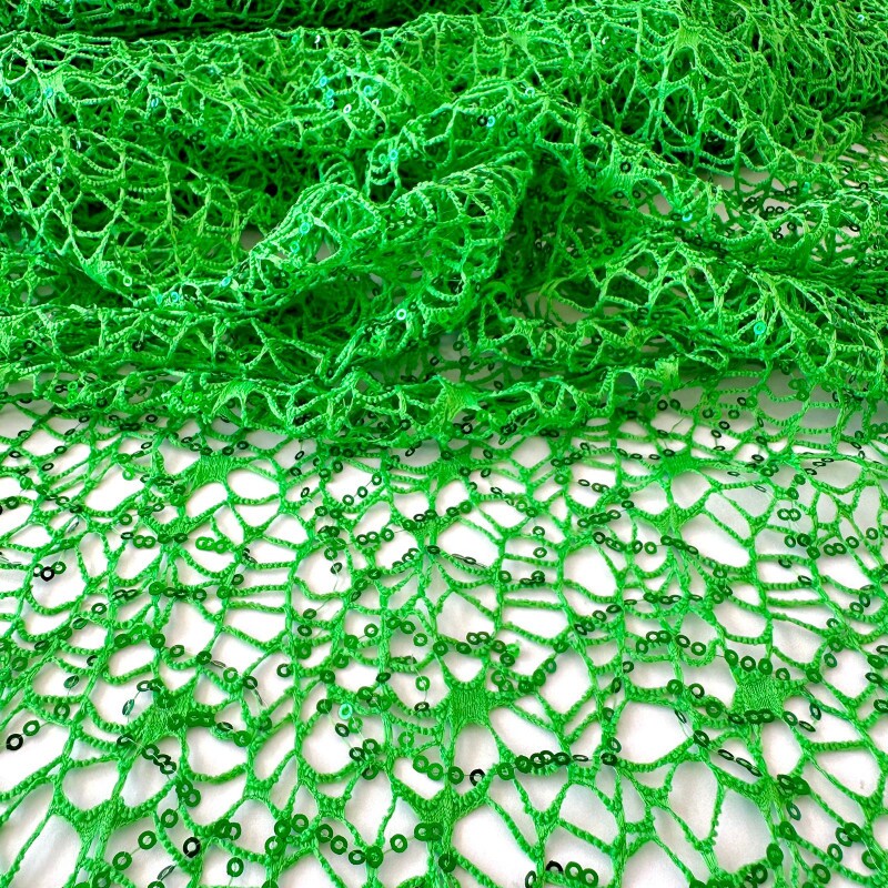 Tela Paetizada - Verde
