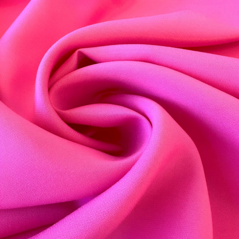 Último Corte - 1,45m - Veneza Rosa Chiclete - Alfaiataria de Viscose 